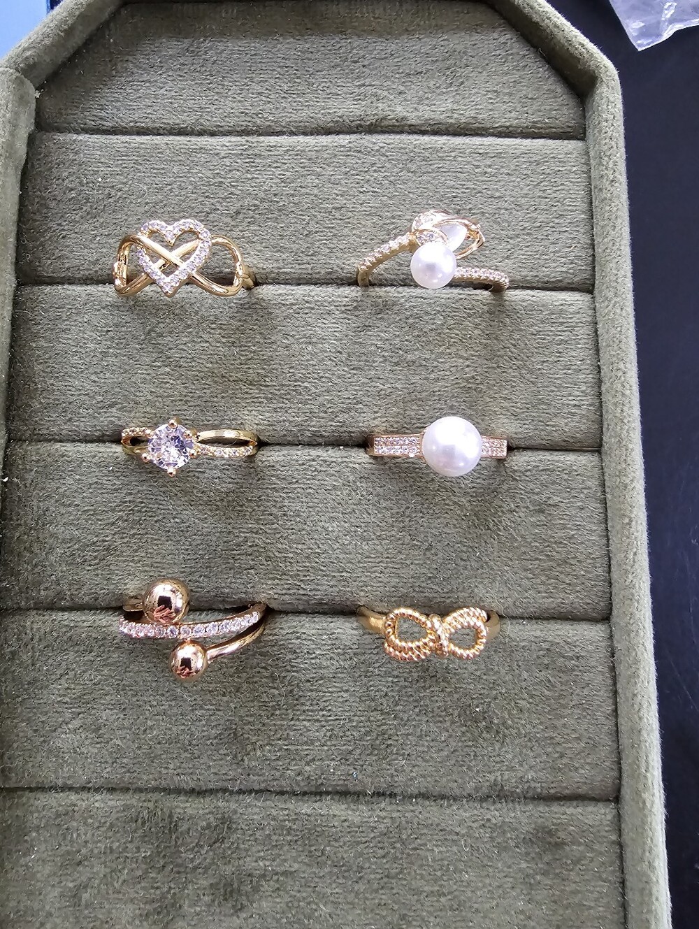 Fashion Ring Lot Of 6